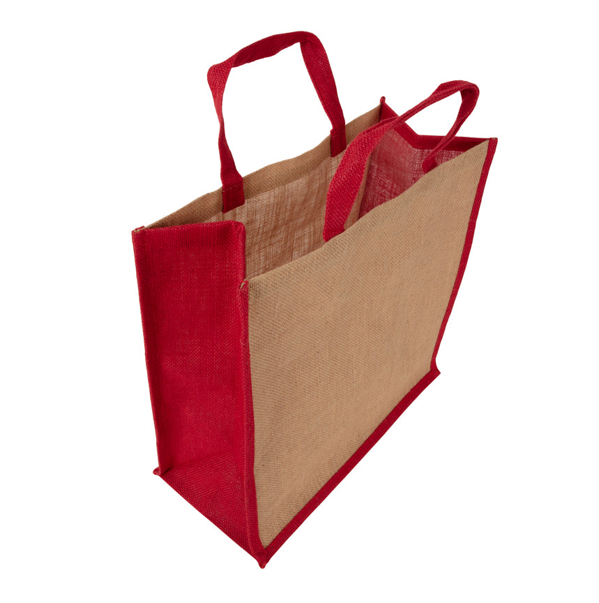 Red discount jute bag