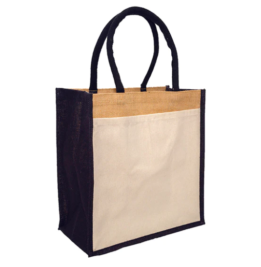 Jute Cotton Pocket Bag